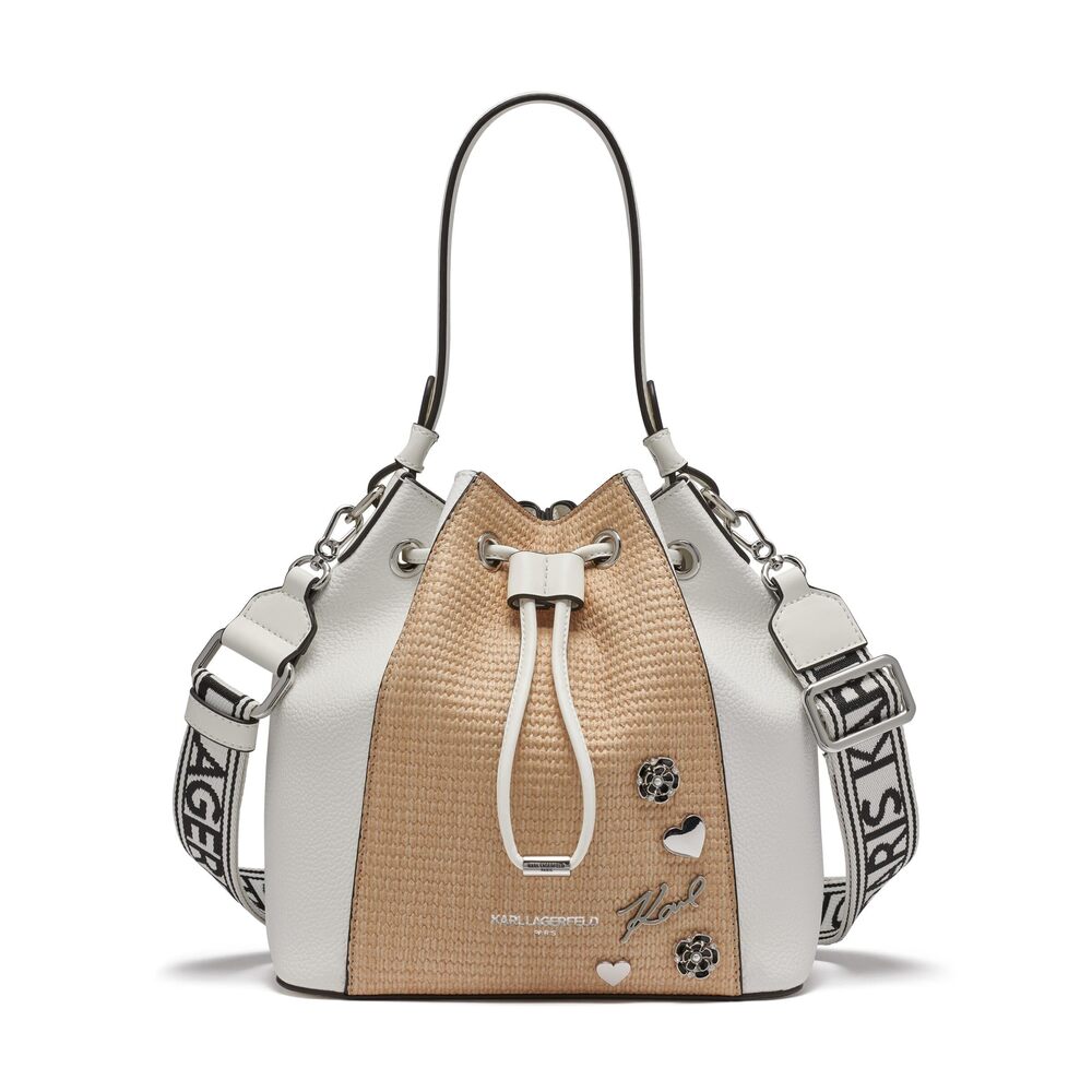 3508 Paris Handbags Bucket, Natural, One Size